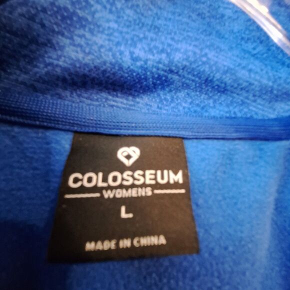 Florida Gators Blue Heathered Marled Side Snap Womens Pullover Sz Large Coloseum - Picture 8 of 10